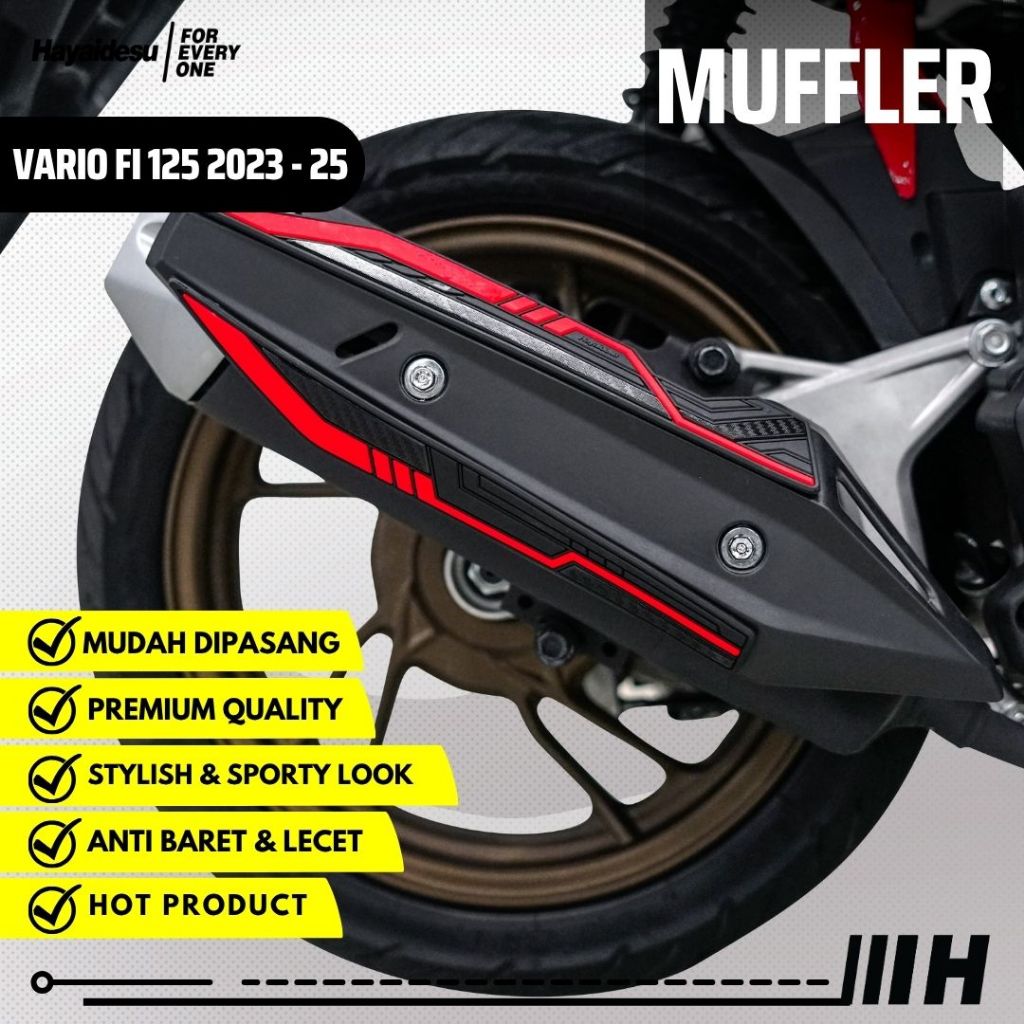 Hayaidesu Vario 125 FI 2023-2025 Body Protector Muffler Cover