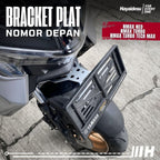 Hayaidesu Bracket Plate Number Depan Yamaha Nmax NEO/S,TURBO/TECHMAX- Dudukan Plat Nomor Depan