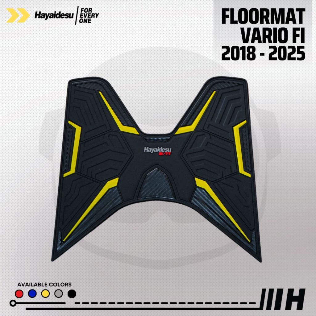 Hayaidesu Floor Mat New Vario 125/150 FI (2018-2025) Led New Karpet Motor - Premium Quality
