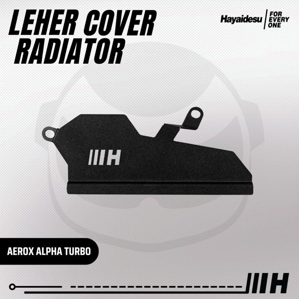 Hayaidesu Yamaha AEROX ALPHA TURBO Cover Leher Radiator