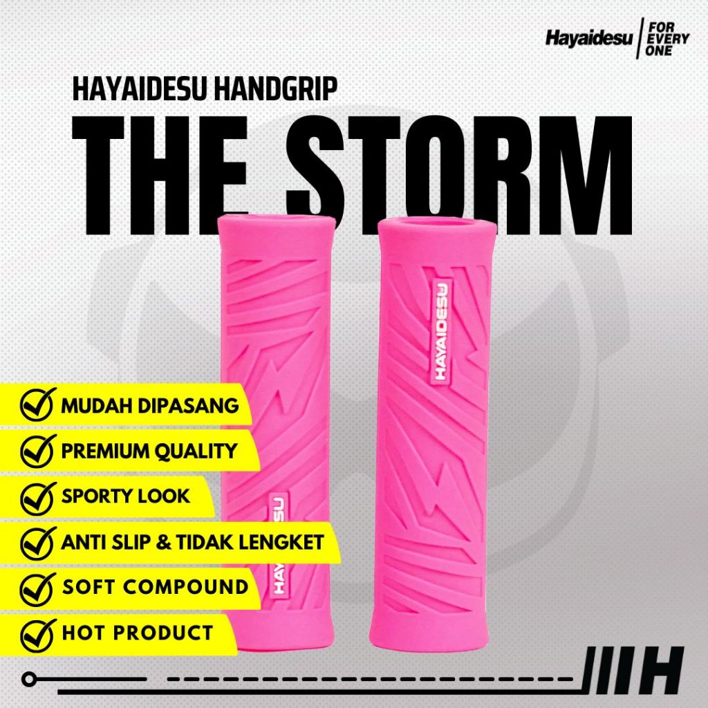 Hayaidesu Handgrip THE STORM - Hand Grip Motor Matic NMAX , PCX , ADV , VARIO , AEROX , XMAX , BEAT , SCOOPY , MIO