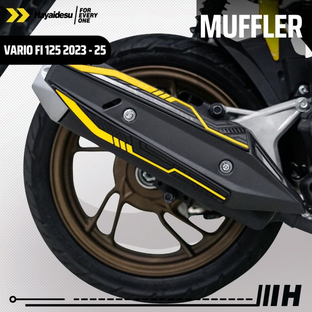 Hayaidesu Vario 125 FI 2023-2025 Body Protector Muffler Cover