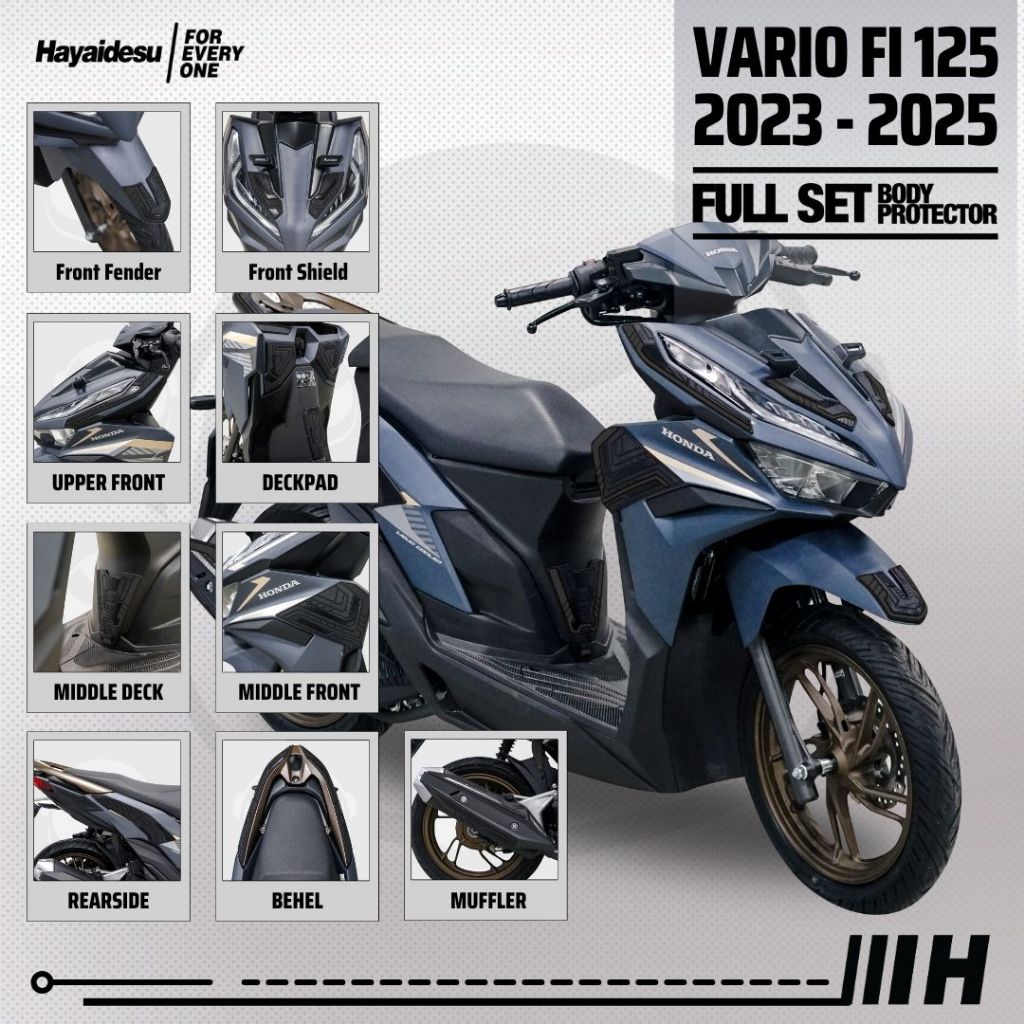 Hayaidesu Vario 125 FI 2023-2025 Body Protector Full Set Cover