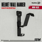 Hayaidesu Helmet Wall Hanger Plat Gantungan Helm Dinding