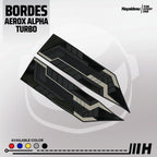 Hayaidesu Floor Step Boardrest Karpet Motor Yamaha AEROX ALPHA TURBO Bordes - Premium