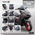 Hayaidesu Yamaha AEROX ALPHA (Standard/Cyber City/Turbo) Paket FULL SET Body Protector Cover