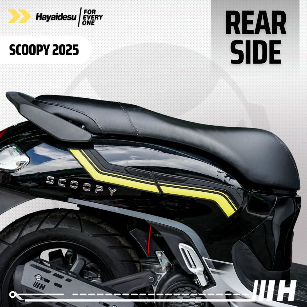 Hayaidesu Scoopy 2025 Body Protector REAR SIDE Cover
