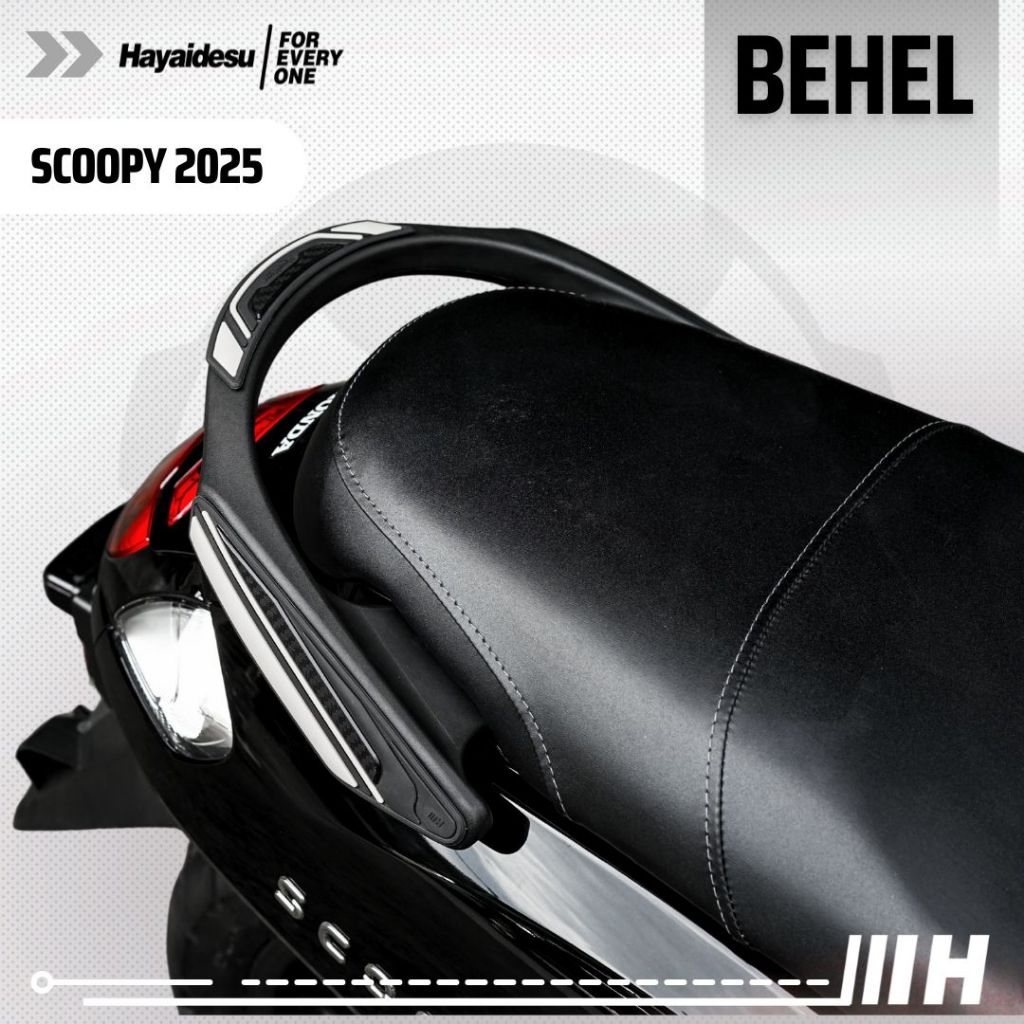 Hayaidesu Scoopy 2025 Body Protector BEHEL Pillion Grip Cover