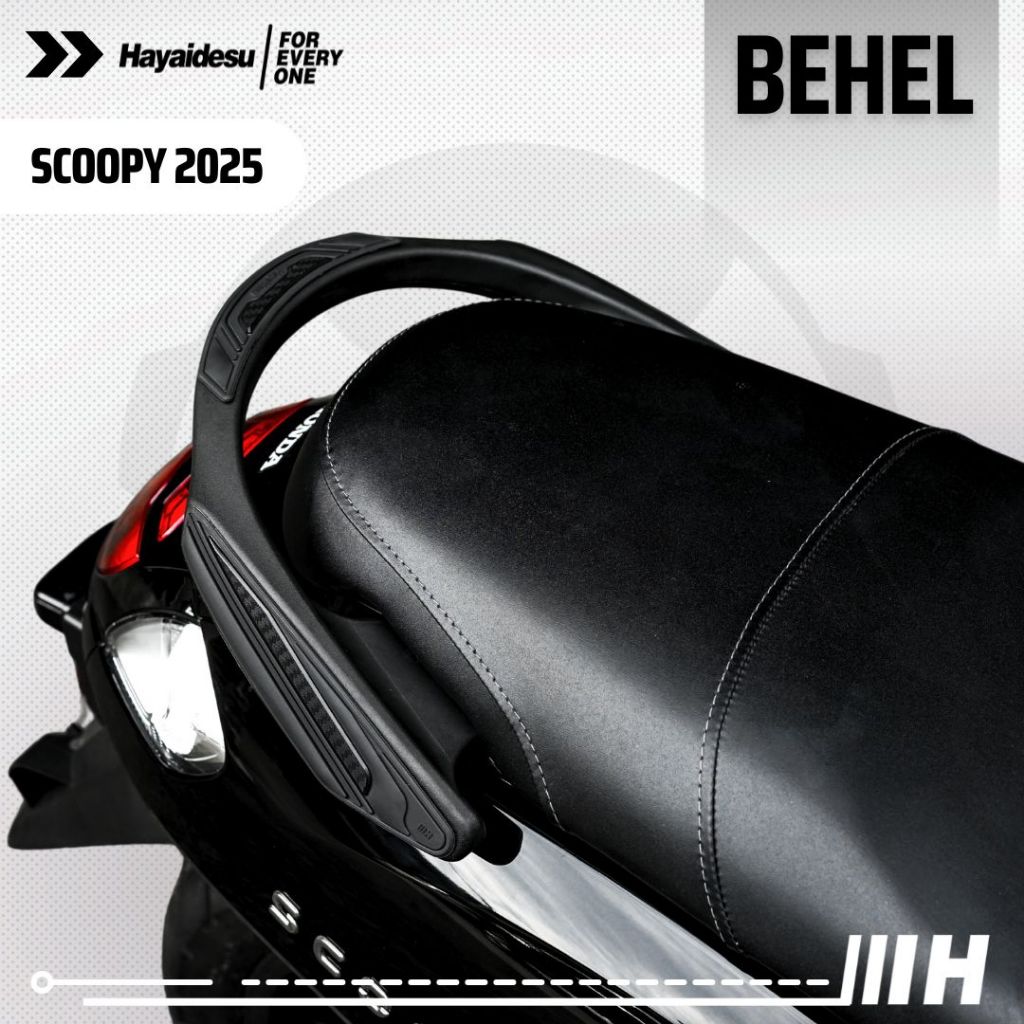 Hayaidesu Scoopy 2025 Body Protector BEHEL Pillion Grip Cover
