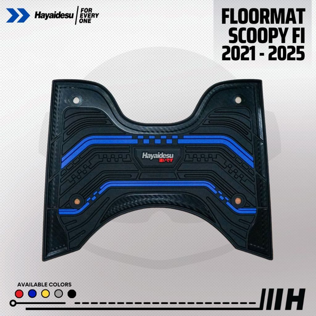 Hayaidesu Floor Mat New Honda Scoopy  2021-2024 Karpet Motor - Premium Quality