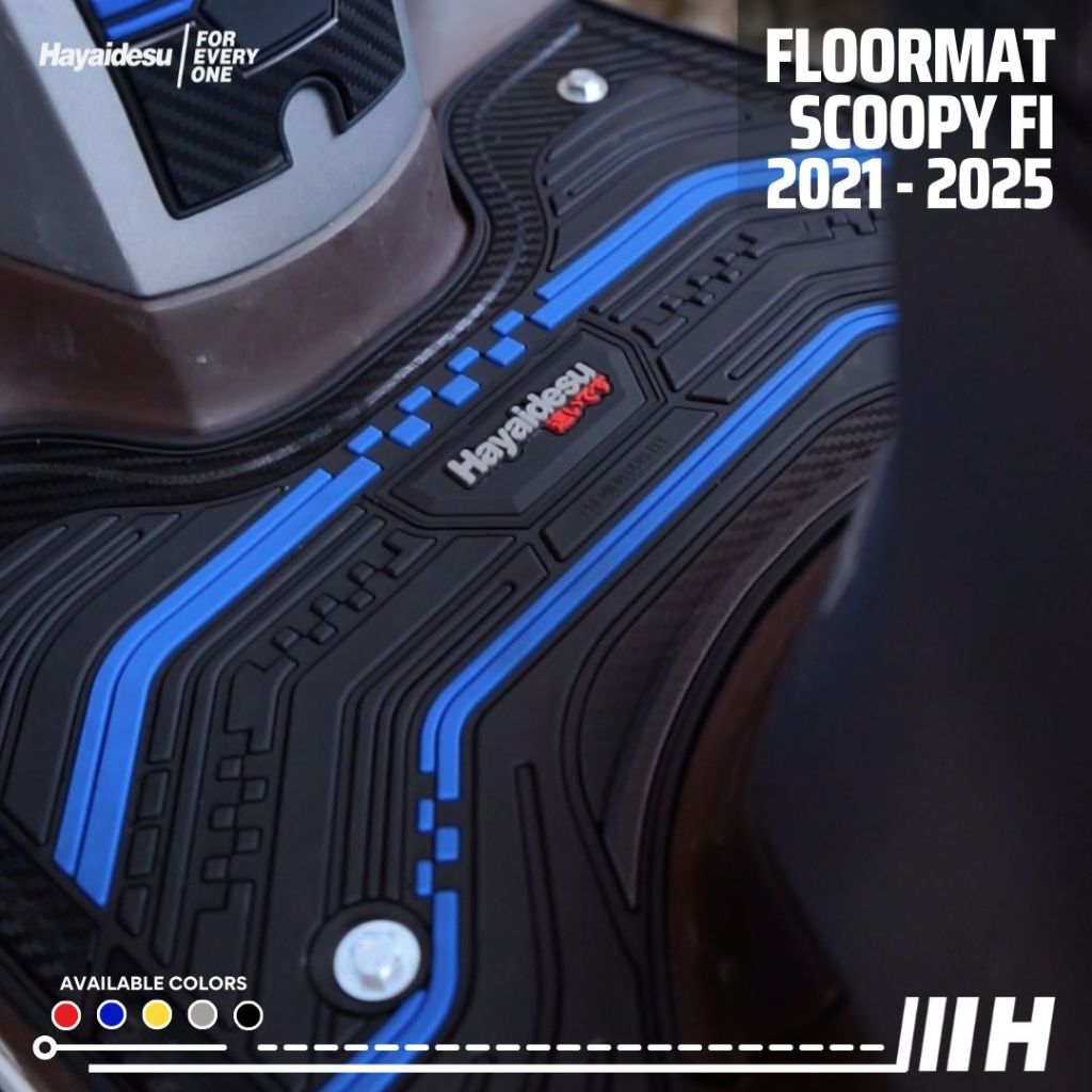 Hayaidesu Floor Mat New Honda Scoopy  2021-2024 Karpet Motor - Premium Quality