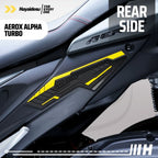 Hayaidesu Yamaha AEROX ALPHA (Standard/Cyber City/Turbo) Body Protector REAR SIDE Cover