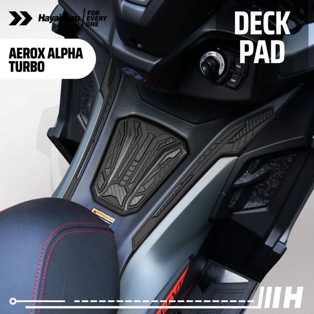 Hayaidesu Yamaha AEROX ALPHA (Standard/Cyber City/Turbo) Body Protector DECK PAD Cover