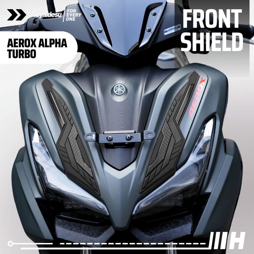 Hayaidesu Yamaha AEROX ALPHA (Standard/Cyber City/Turbo) Body Protector FRONT SHIELD Cover