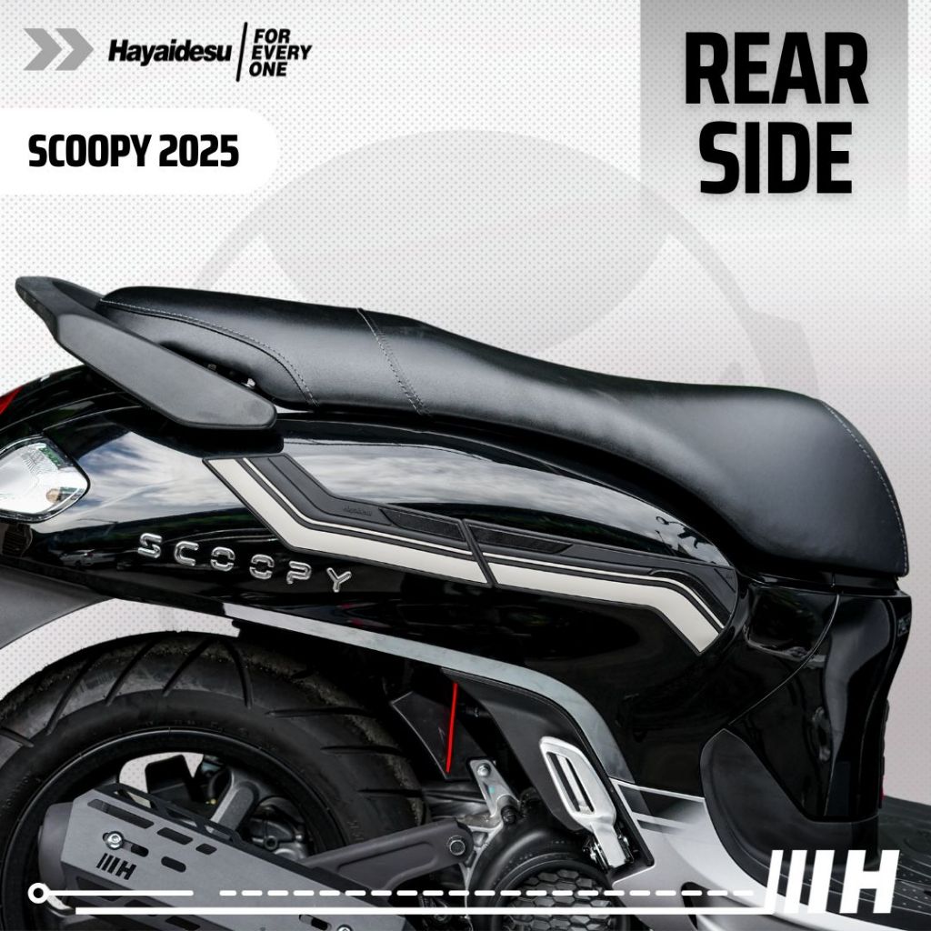 Hayaidesu Scoopy 2025 Body Protector REAR SIDE Cover