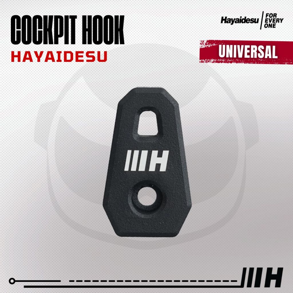 Hayaidesu Cockpit Deck Hook Gantungan Barang Universal CNC