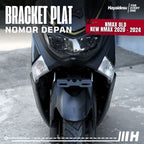 Hayaidesu Bracket Plate Number Depan Yamaha NMAX OLD & New NMAX - Dudukan Plat Nomor Depan