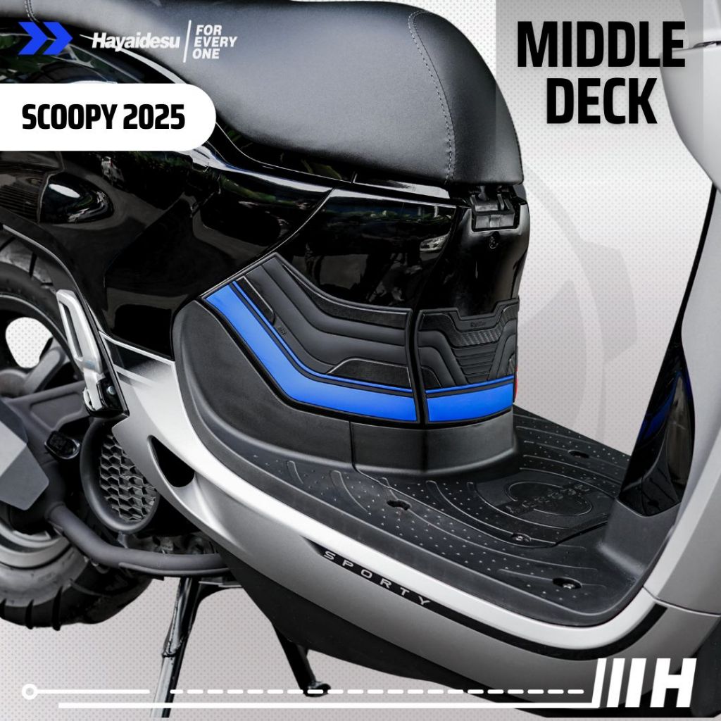 Hayaidesu Scoopy 2025 Body protector MIDDLE DECK Cover