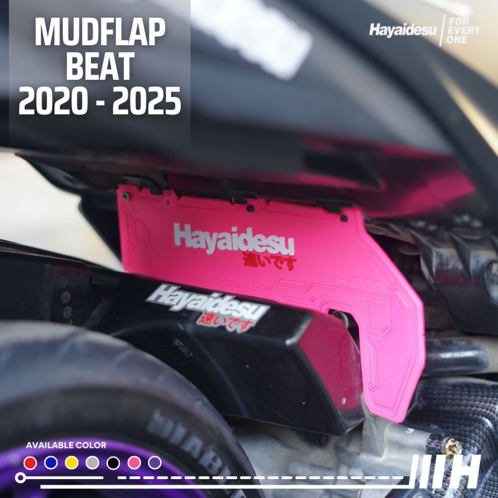 Hayaidesu Honda New BEAT (2020-2025) Mud Flap Penahan Lumpur - Premium