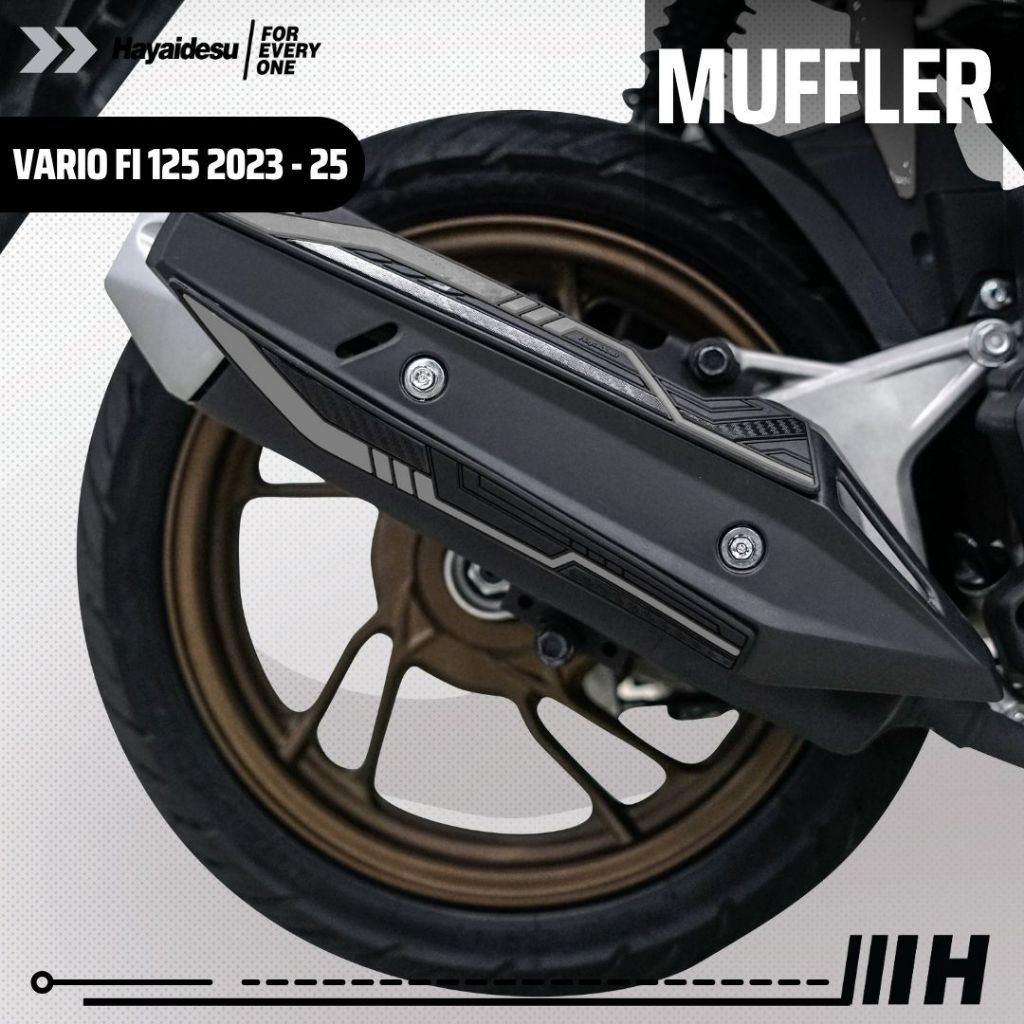 Hayaidesu Vario 125 FI 2023-2025 Body Protector Muffler Cover