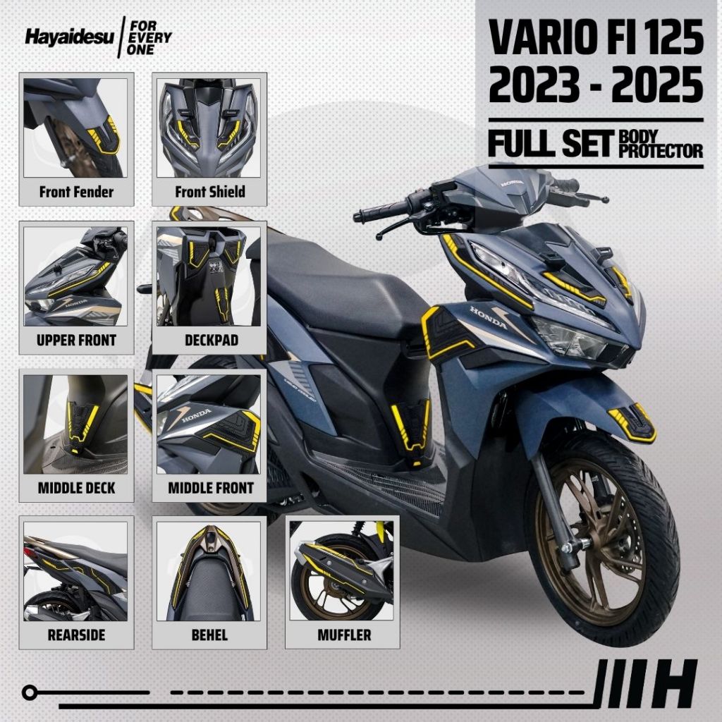 Hayaidesu Vario 125 FI 2023-2025 Body Protector Full Set Cover