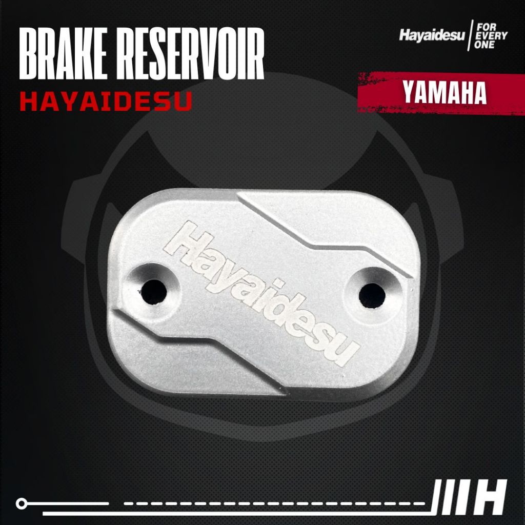 Hayaidesu Brake Reservoir Cover Tutup Tabung Minyak Rem CNC YAMAHA AEROX NMAX LEXI R15