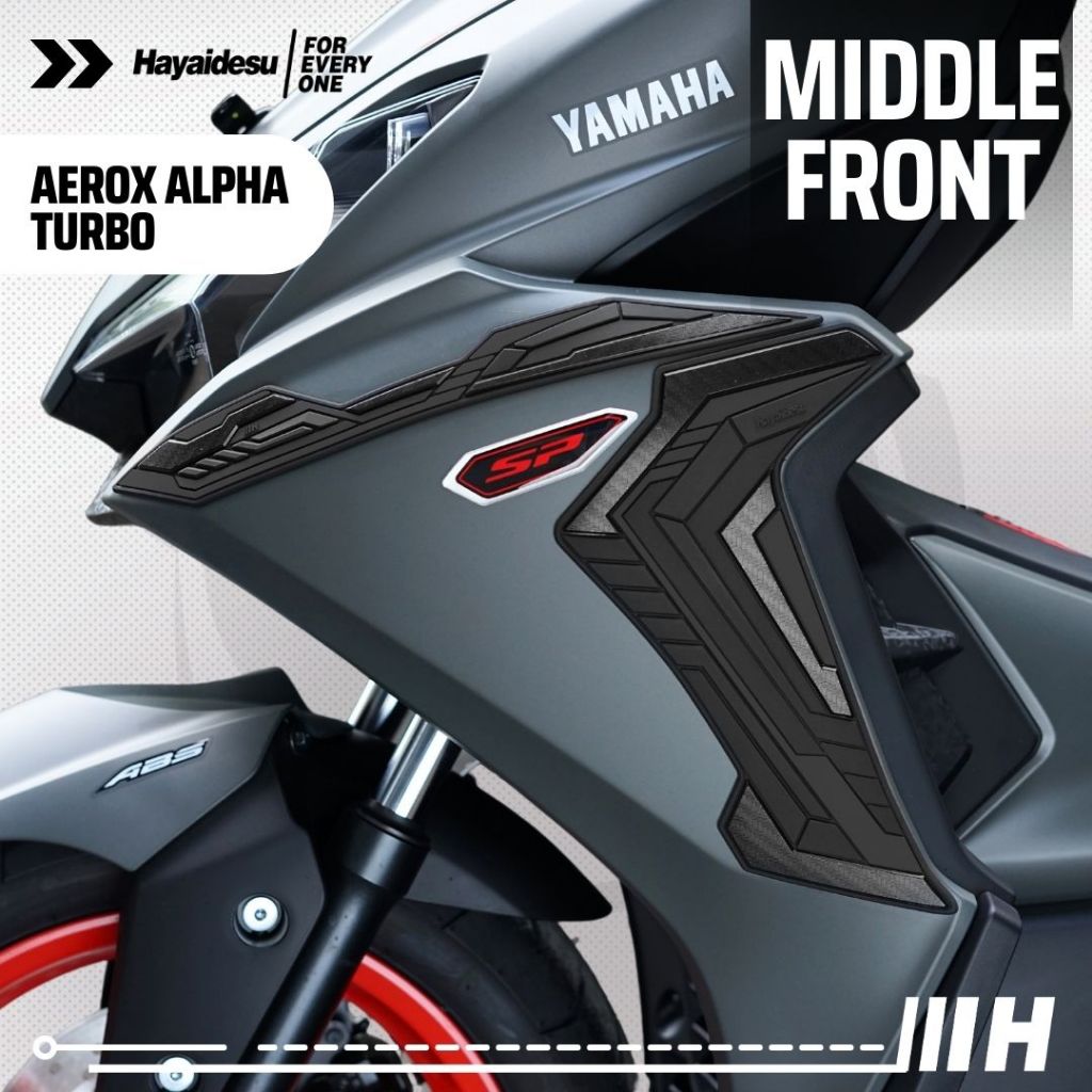 Hayaidesu Yamaha AEROX ALPHA (Standard/Cyber City/Turbo) Body Protector MIDDLE FRONT Cover