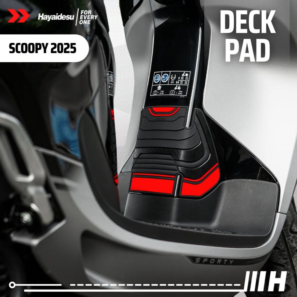 Hayaidesu Scoopy 2025 Body Protector Deck Pad Cover