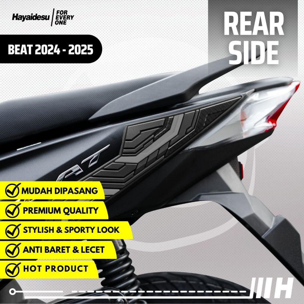 Hayaidesu BEAT (2024 - 2025) Body Protector Rear Side cover