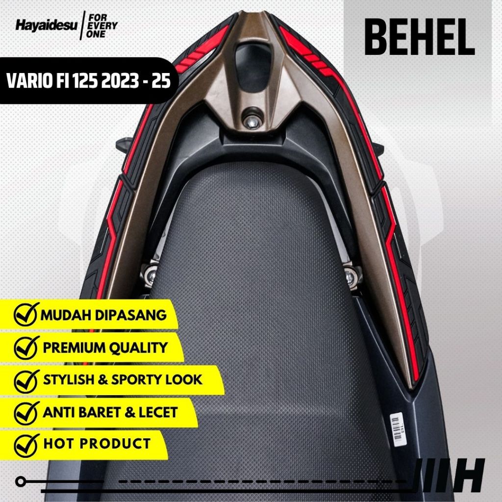 Hayaidesu Vario 125 FI 2023-2025 Body Protector Behel Pilion Grip Cover