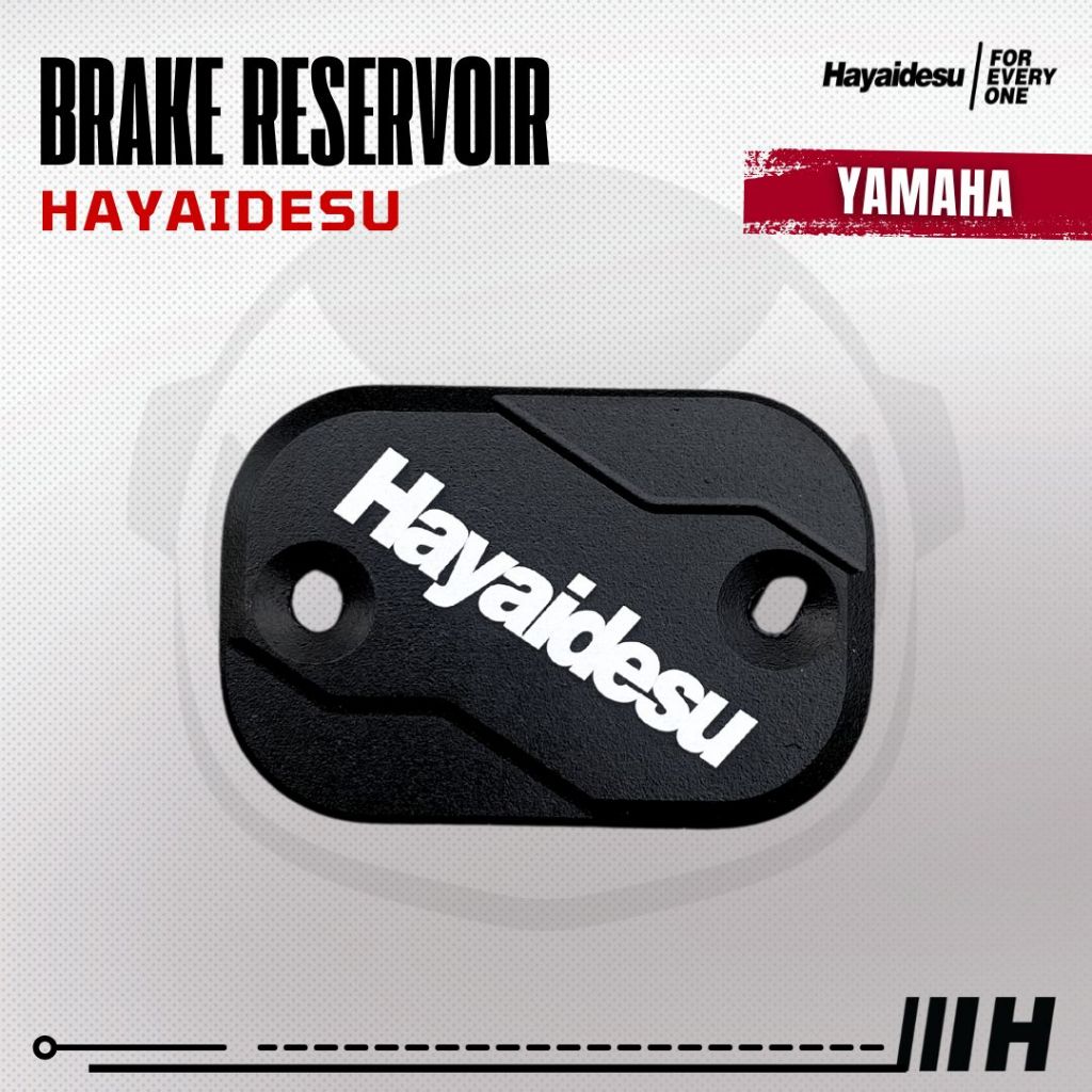 Hayaidesu Brake Reservoir Cover Tutup Tabung Minyak Rem CNC YAMAHA AEROX NMAX LEXI R15