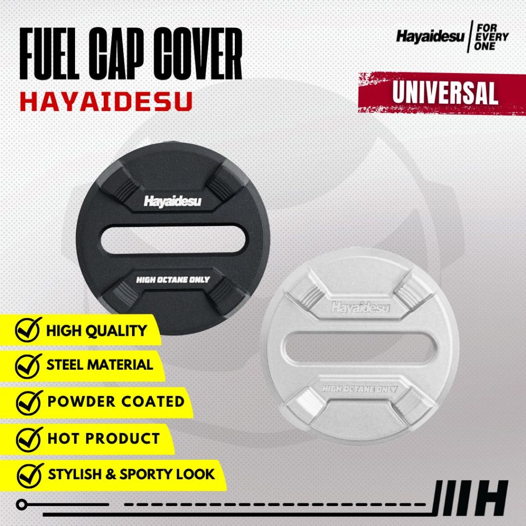 Hayaidesu Fuel Cap Cover Tutup Tanki Universal CNC