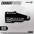 Hayaidesu Exhaust Cover ADV 150 & ADV 160 Tameng Pelindung Knalpot Motor Honda ADV