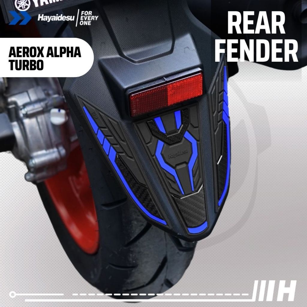 Hayaidesu Yamaha AEROX ALPHA (Standard/Cyber City/Turbo) Body Protector REAR FENDER Cover