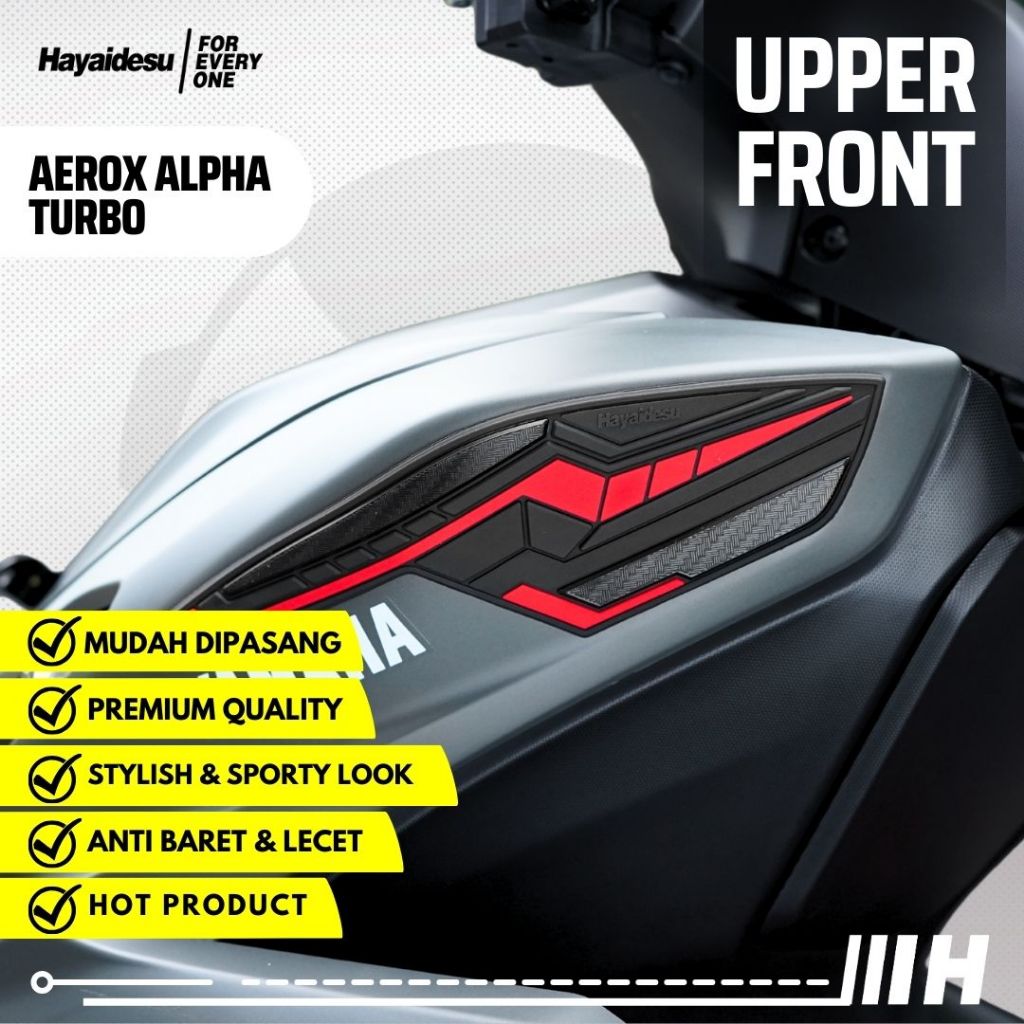 Hayaidesu Yamaha AEROX ALPHA (Standard/Cyber City/Turbo) Body Protector UPPER FRONT Cover