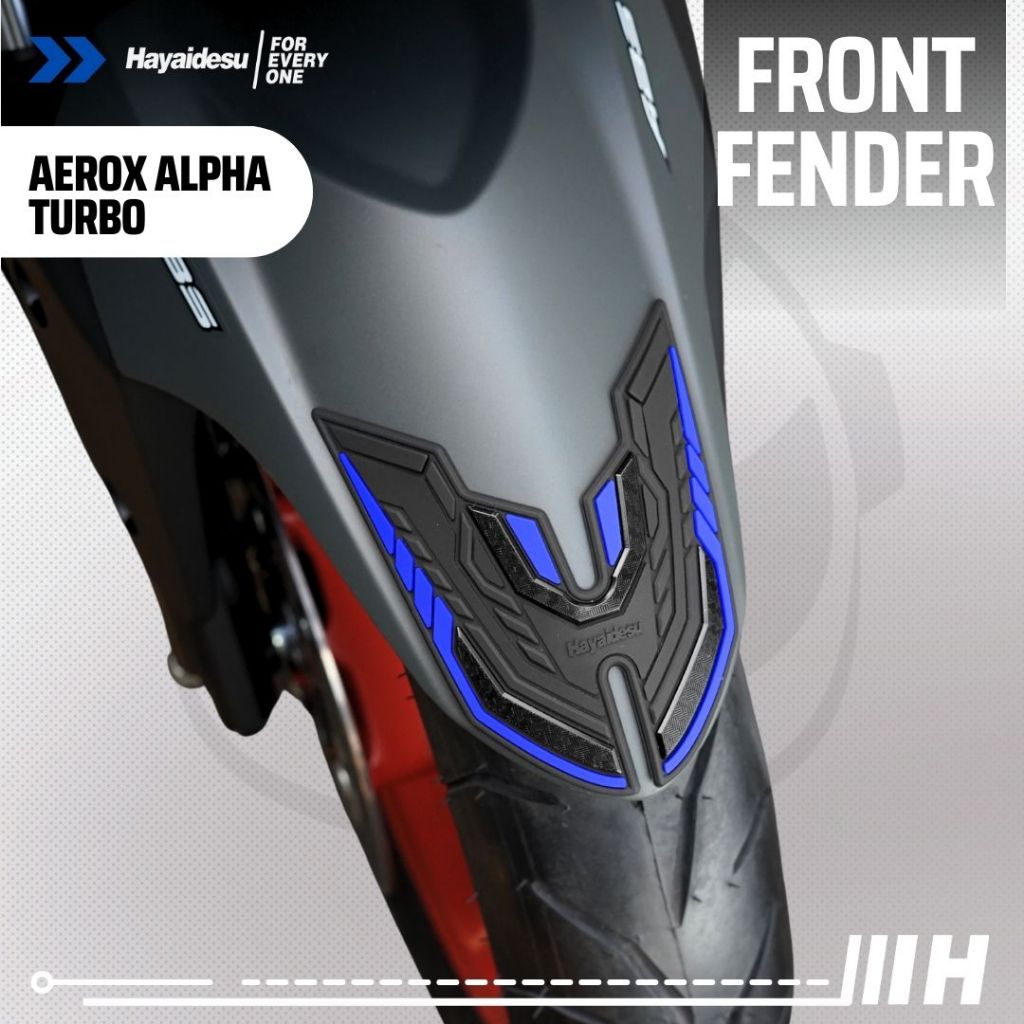Hayaidesu Yamaha AEROX ALPHA (Standard/Cyber City/Turbo) Body Protector FRONT FENDER Cover