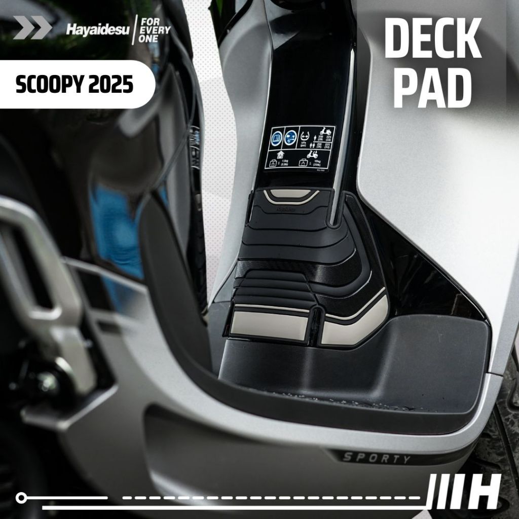 Hayaidesu Scoopy 2025 Body Protector Deck Pad Cover
