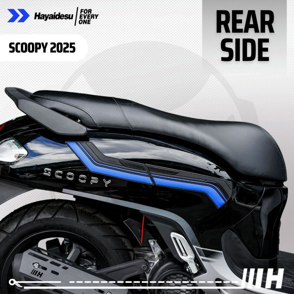 Hayaidesu Scoopy 2025 Body Protector REAR SIDE Cover