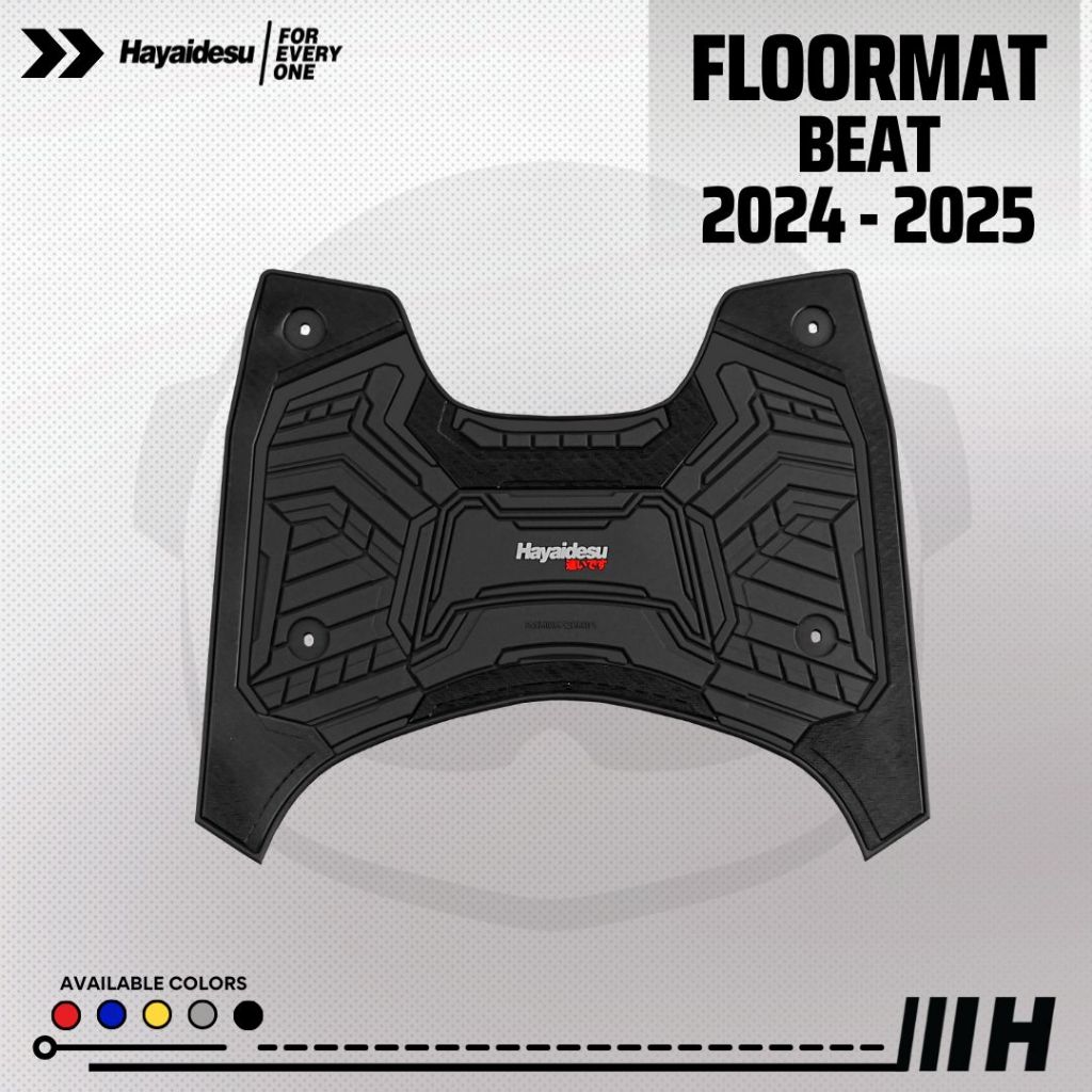 Hayaidesu Honda Beat (2024 - 2025) Street/Deluxe/CBS Karpet Motor Floor Mat - Premium Quality
