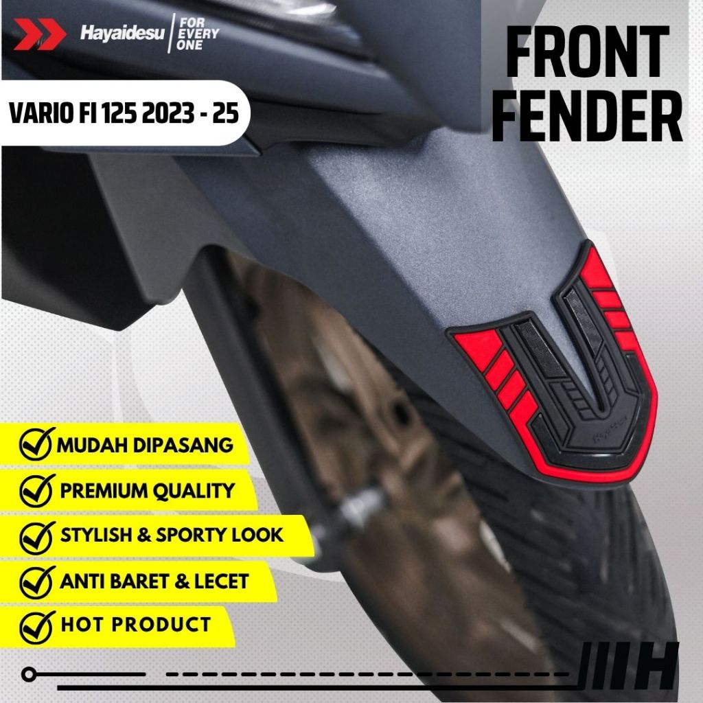 Hayaidesu Vario 125 FI 2023-2025 Body Protector Front Fender Cover