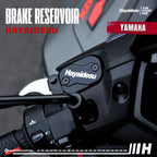 Hayaidesu Brake Reservoir Cover Tutup Tabung Minyak Rem CNC YAMAHA AEROX NMAX LEXI R15