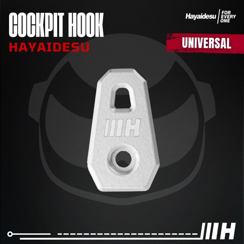 Hayaidesu Cockpit Deck Hook Gantungan Barang Universal CNC