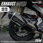 Hayaidesu Exhaust Cover ADV 150 & ADV 160 Tameng Pelindung Knalpot Motor Honda ADV