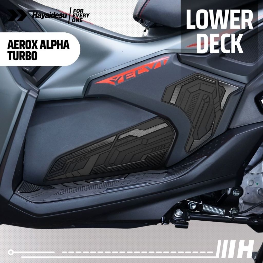 Hayaidesu Yamaha AEROX ALPHA (Standard/Cyber City/Turbo) Body Protector LOWER DECK Cover
