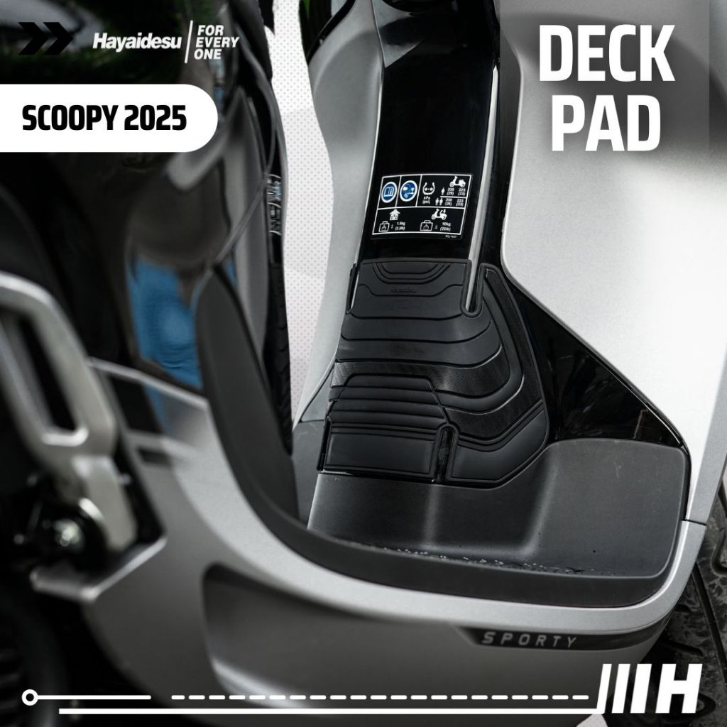 Hayaidesu Scoopy 2025 Body Protector Deck Pad Cover