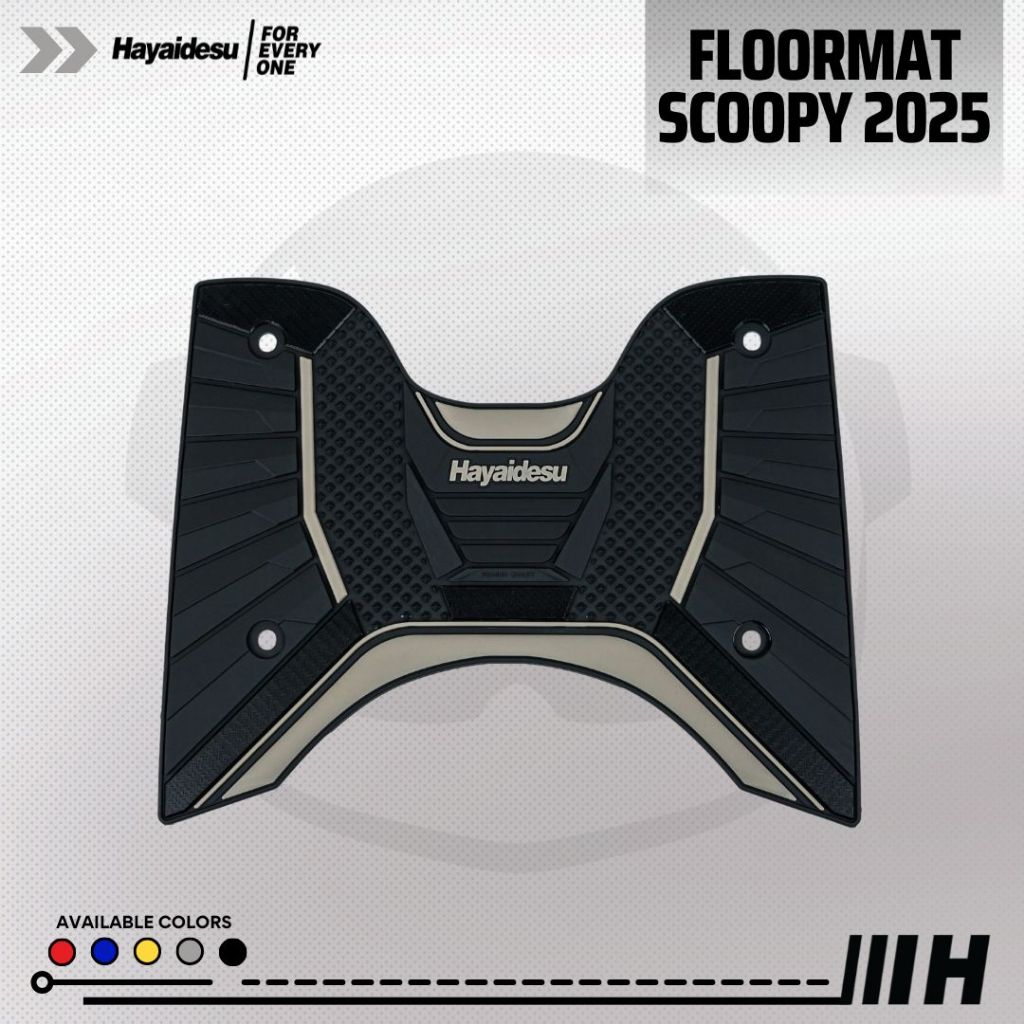 Hayaidesu Floor Mat Honda Scoopy 2025 New Karpet Motor Floormat- Premium Quality