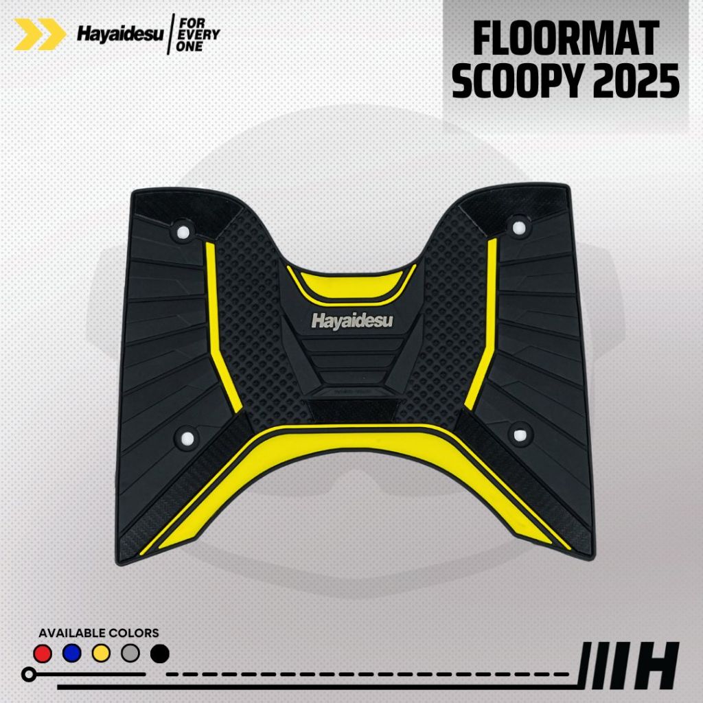 Hayaidesu Floor Mat Honda Scoopy 2025 New Karpet Motor Floormat- Premium Quality