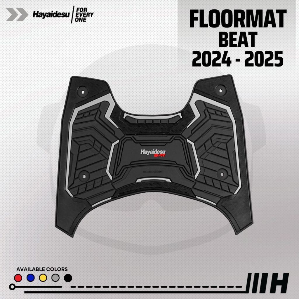Hayaidesu Honda Beat (2024 - 2025) Street/Deluxe/CBS Karpet Motor Floor Mat - Premium Quality