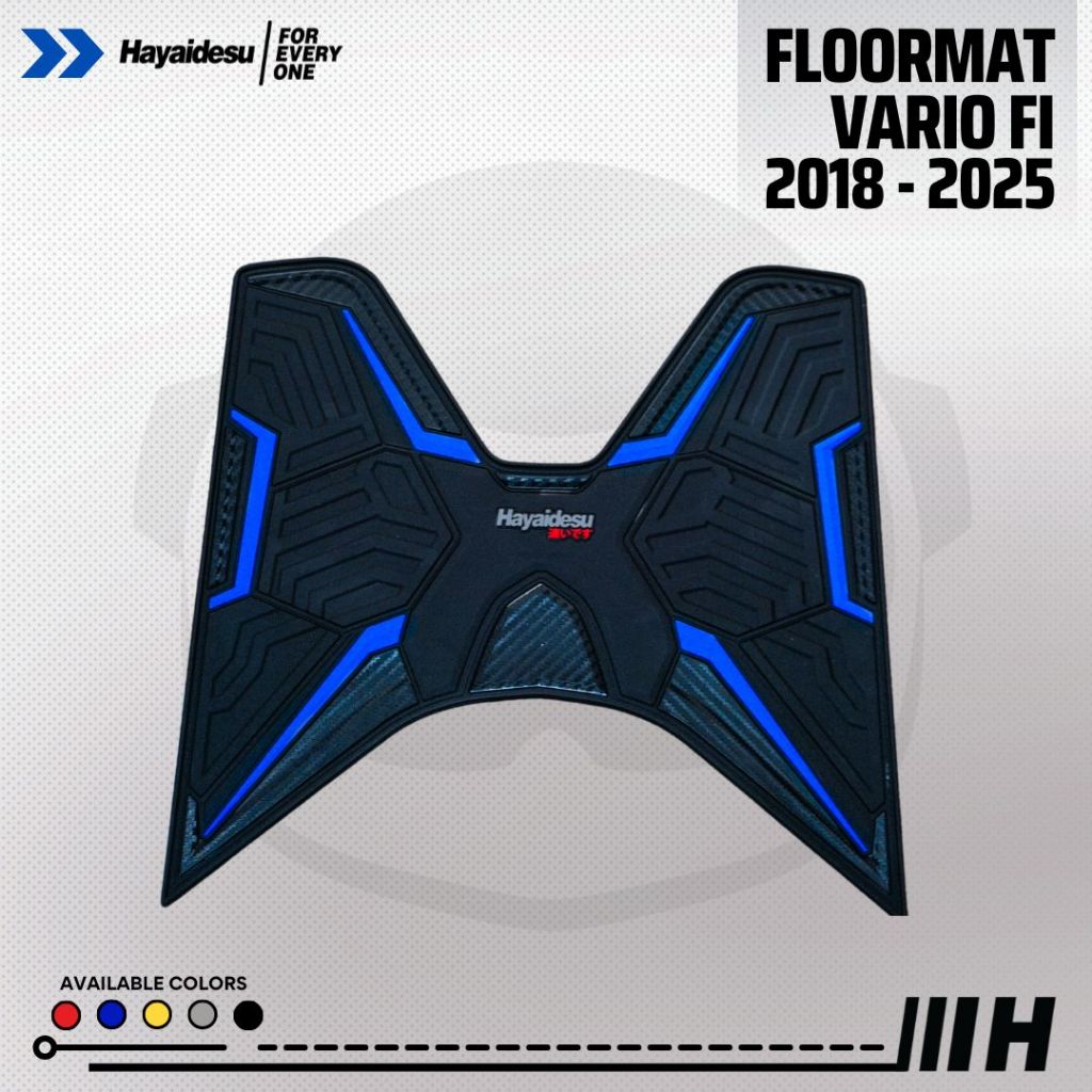 Hayaidesu Floor Mat New Vario 125/150 FI (2018-2025) Led New Karpet Motor - Premium Quality