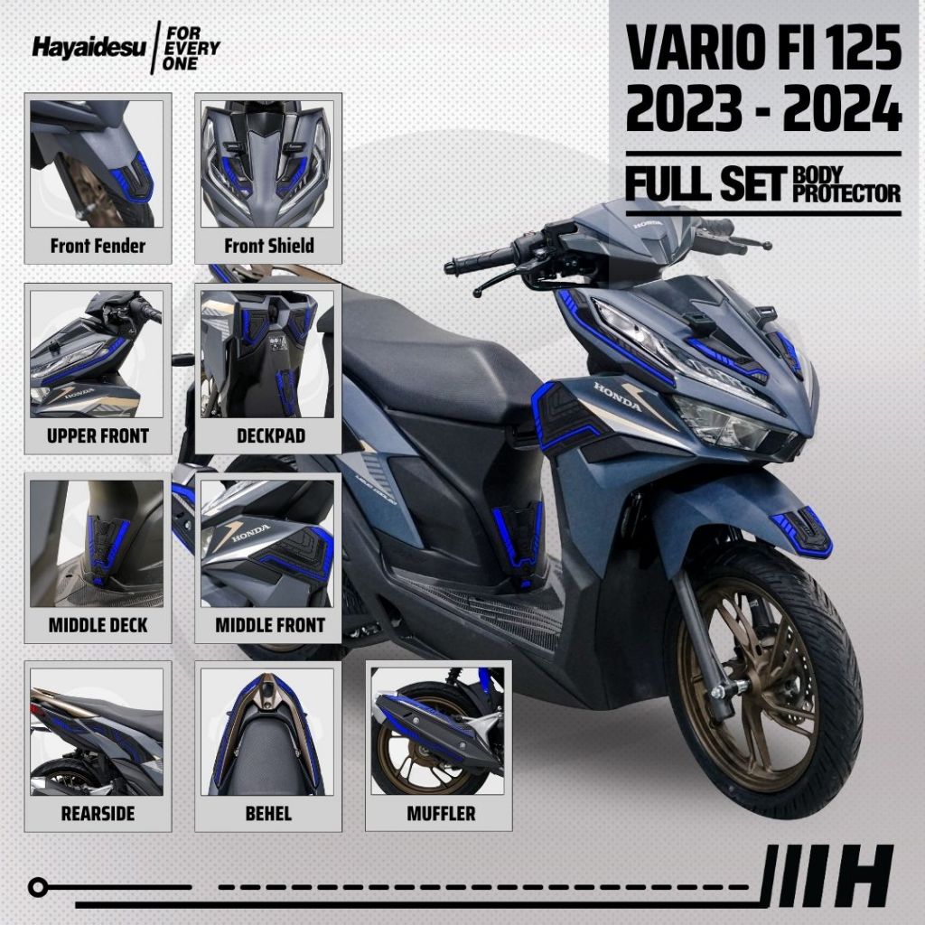 Hayaidesu Vario 125 FI 2023-2025 Body Protector Full Set Cover